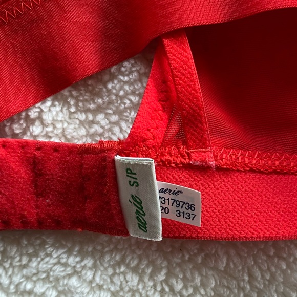 Sexy red leopard print sheer aerie bralette - Picture 3 of 3